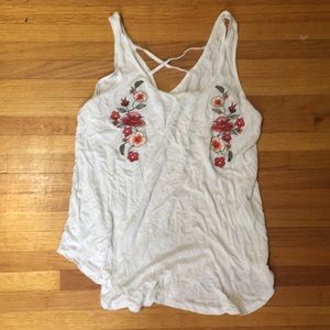 White tank top from Hollister